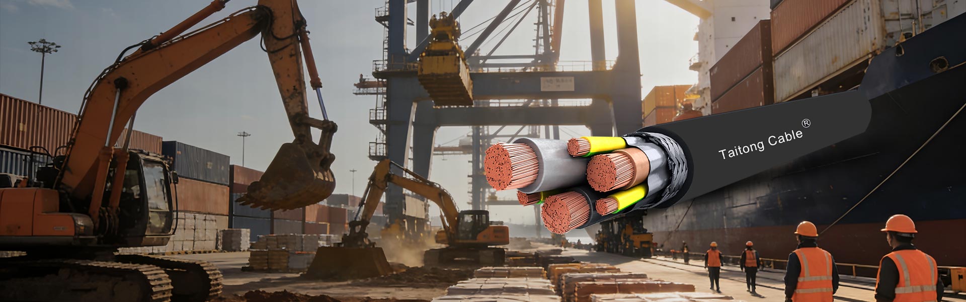 பொது ரப்பர்-உறை கொண்ட நெகிழ்வான கேபிள்கள்