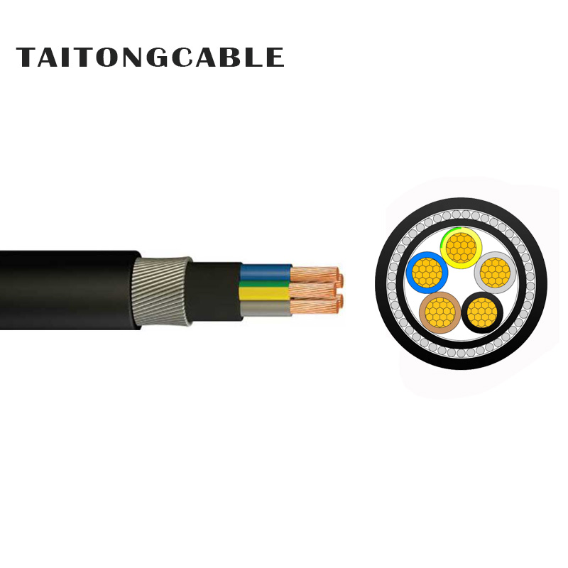 குறைந்த மின்னழுத்தம் 2‑5‑கோர் காப்பர் கண்டக்டர் SWA‑Armoured XLPE‑Insulated PVC‑Sheathed Power Cables