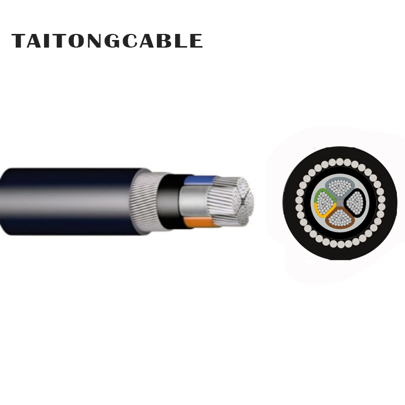 குறைந்த மின்னழுத்தம் 2‑5‑கோர் SWA ஸ்டீல்‑Wire‑Armoured Aluminium PVC‑Insulated PVC‑Sheathed Power Cables